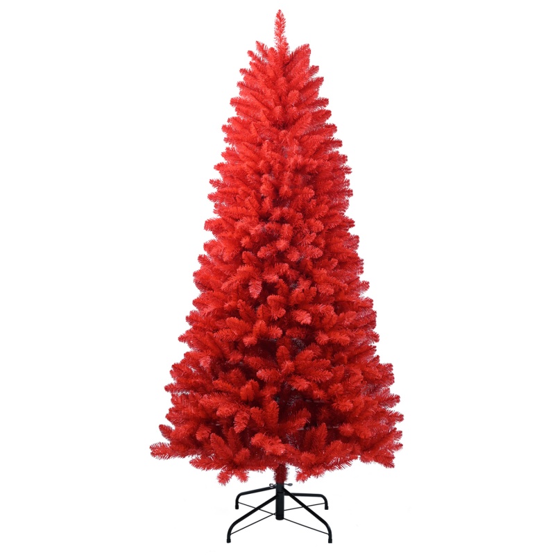 PVC Christmas Tree, Christmas Decorations, Red